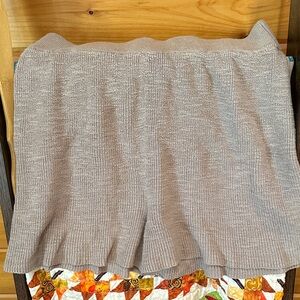 Free people beach Women's Tan Knit Shorts